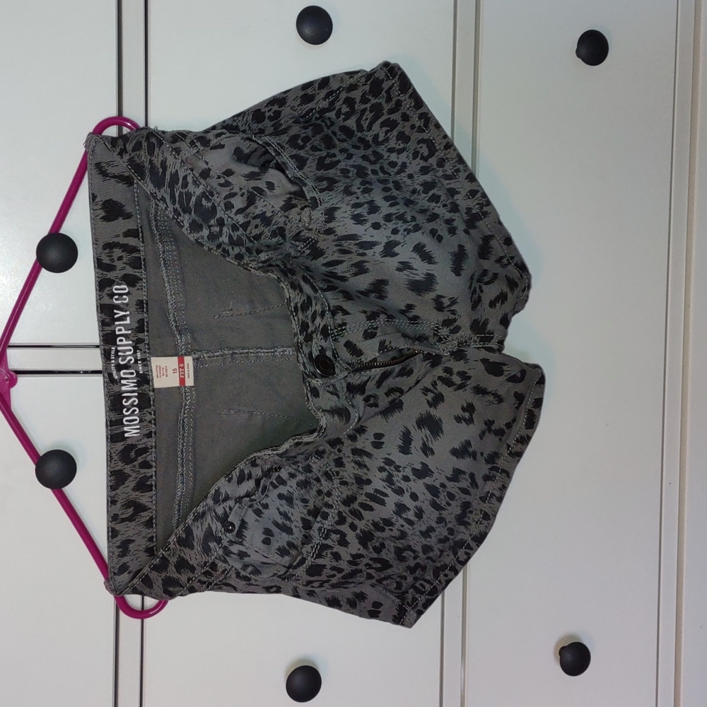 EUC leopard print shorts.